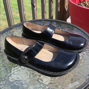 Alegria Paloma Black Mary Janes.